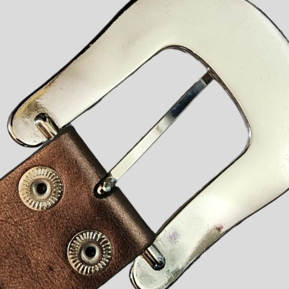 GENUINE ITALIAN LEATHER BELT  33-37" - Picture 7 of 10